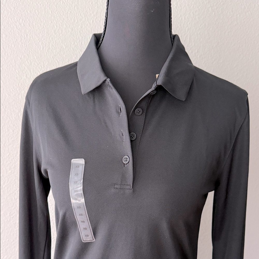 Nike Women's Classic Black Button Down Shirt